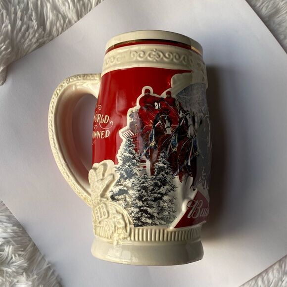 Budweiser 2015 35th Anniversary Edition Beer Stein First Snow of the Season - Picture 7 of 12